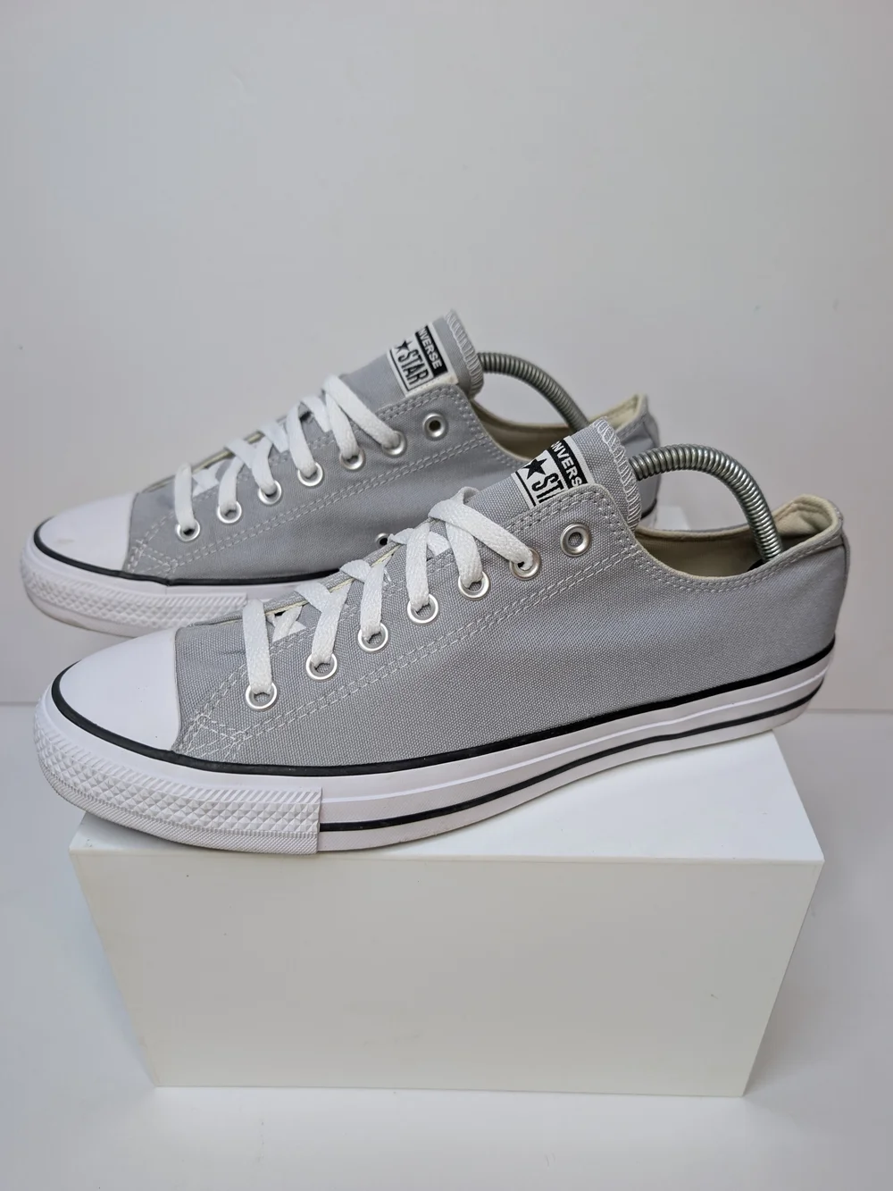Converse All Star CT Men's 10 Women's 12 Light Gray Low Top Sneakers 166710F